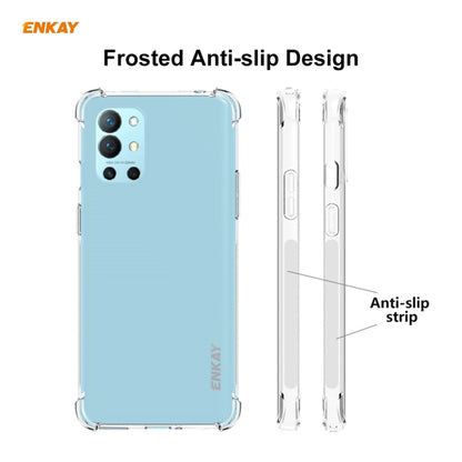 For OnePlus 9R ENKAY Hat-Prince Clear TPU Shockproof Case Soft Anti-slip Cover by ENKAY