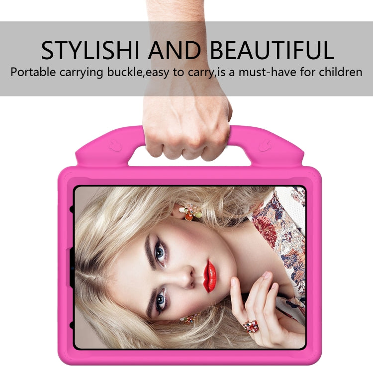 For iPad Pro 11 2022 / 2021 Children EVA Shockproof Tablet Case with Thumb Bracket(Rose Red) by bashfashion