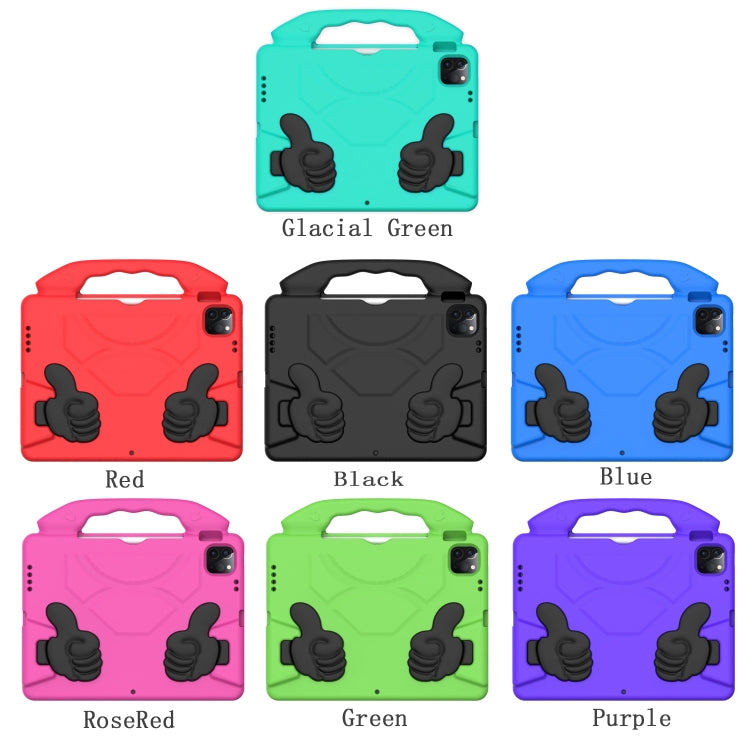 For iPad Pro 11 2022 / 2021 Children EVA Shockproof Tablet Case with Thumb Bracket(Green) by bashfashion