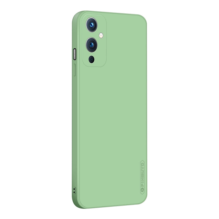 For OnePlus 9 PINWUYO Touching Series Liquid Silicone TPU Shockproof Case(Green) by PINWUYO