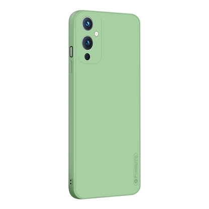 For OnePlus 9 PINWUYO Touching Series Liquid Silicone TPU Shockproof Case(Green) by PINWUYO