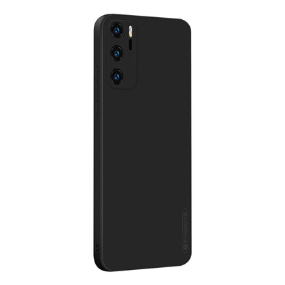 For Huawei P40 PINWUYO Sense Series Liquid Silicone TPU Mobile Phone Case(Black) by PINWUYO