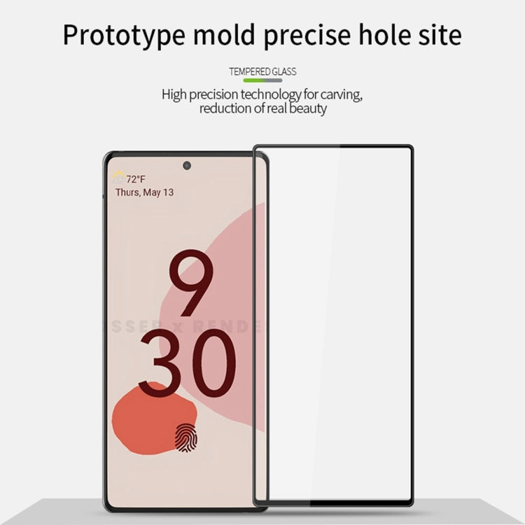 For Google Pixel 6 PINWUYO 9H 3D Curved Full Screen Explosion-proof Tempered Glass Film(Black) by PINWUYO
