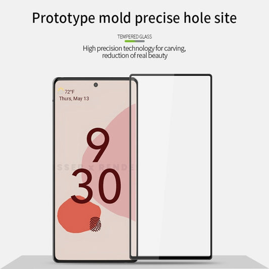 For Google Pixel 6 PINWUYO 9H 3D Curved Full Screen Explosion-proof Tempered Glass Film(Black) by PINWUYO