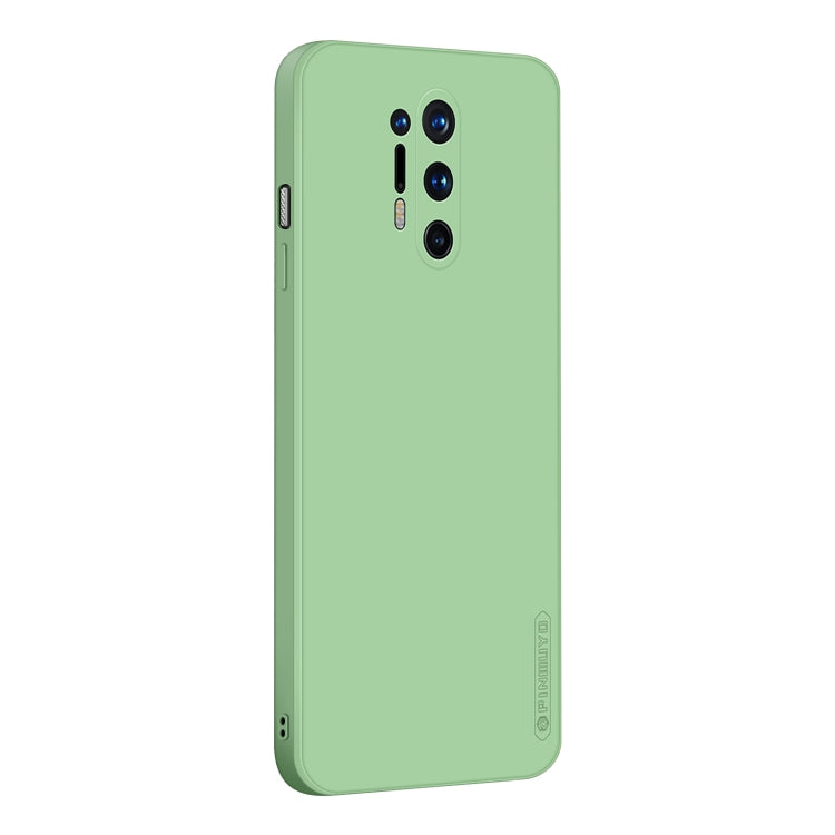For OnePlus 8 Pro PINWUYO Touching Series Liquid Silicone TPU Shockproof Case(Green) by PINWUYO