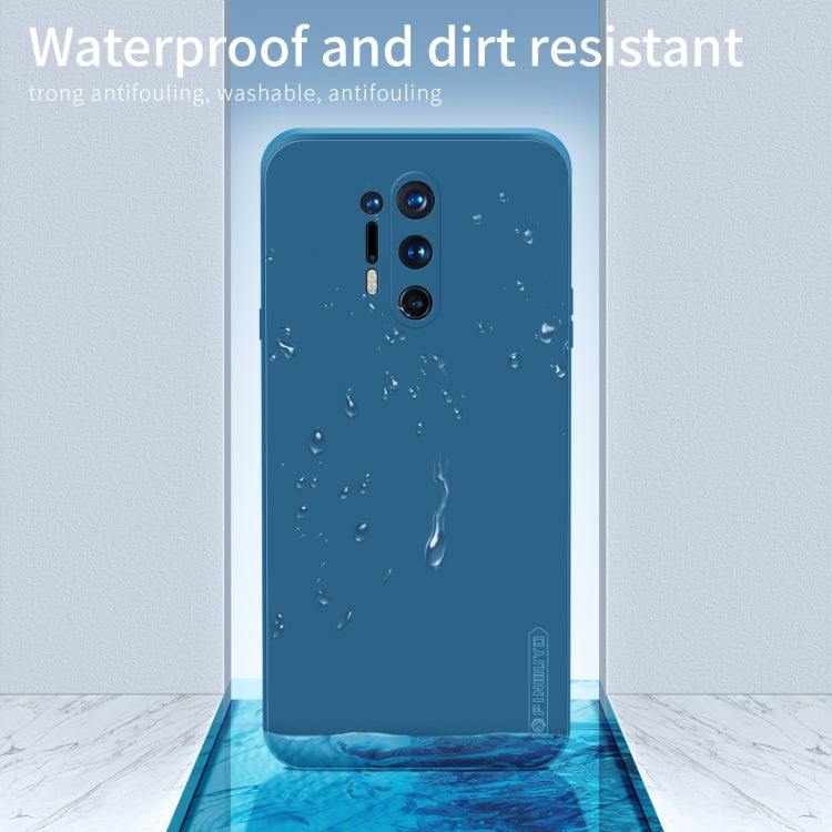 For OnePlus 8 Pro PINWUYO Touching Series Liquid Silicone TPU Shockproof Case(Green) by PINWUYO