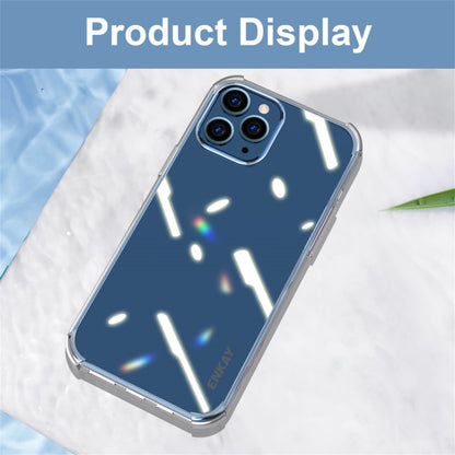 For iPhone 11 Pro Hat-Prince ENKAY Clear TPU Shockproof Airbag Soft Case + Camera Lens Glass Film by ENKAY