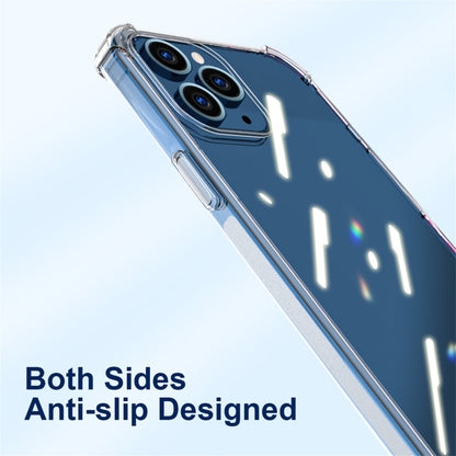 For iPhone 11 Pro Max Hat-Prince ENKAY Clear TPU Shockproof Airbag Soft Case + Camera Lens Glass Film by ENKAY