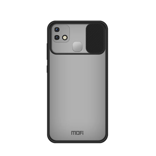 For Infinix HOT 10i MOFI Xing Dun Series Translucent Frosted PC + TPU Privacy Anti-glare Shockproof All-inclusive Protective Case(Black) by MOFI