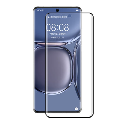 For Huawei P50 Pro ENKAY Hat-Prince 3D Curved Explosion-proof Full Coverage Film Heat Bending Tempered Glass Protector by ENKAY