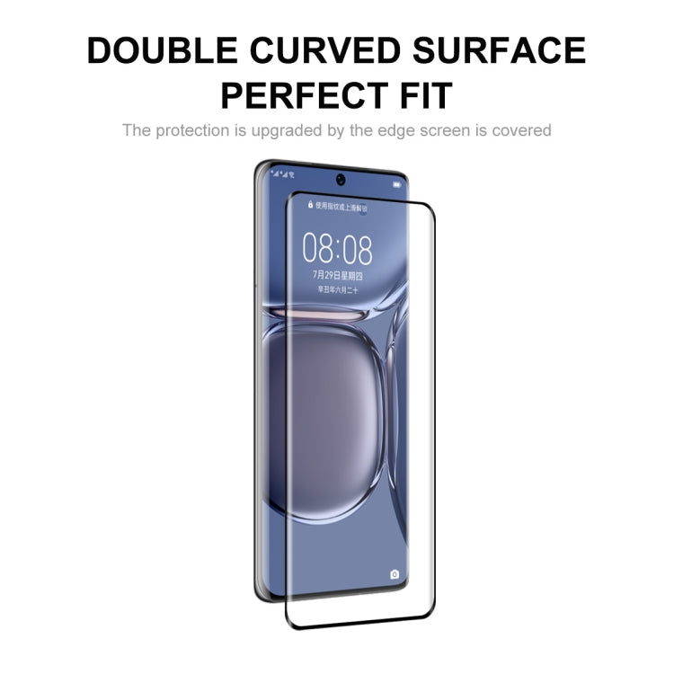 For Huawei P50 Pro ENKAY Hat-Prince 3D Curved Explosion-proof Full Coverage Film Heat Bending Tempered Glass Protector by ENKAY