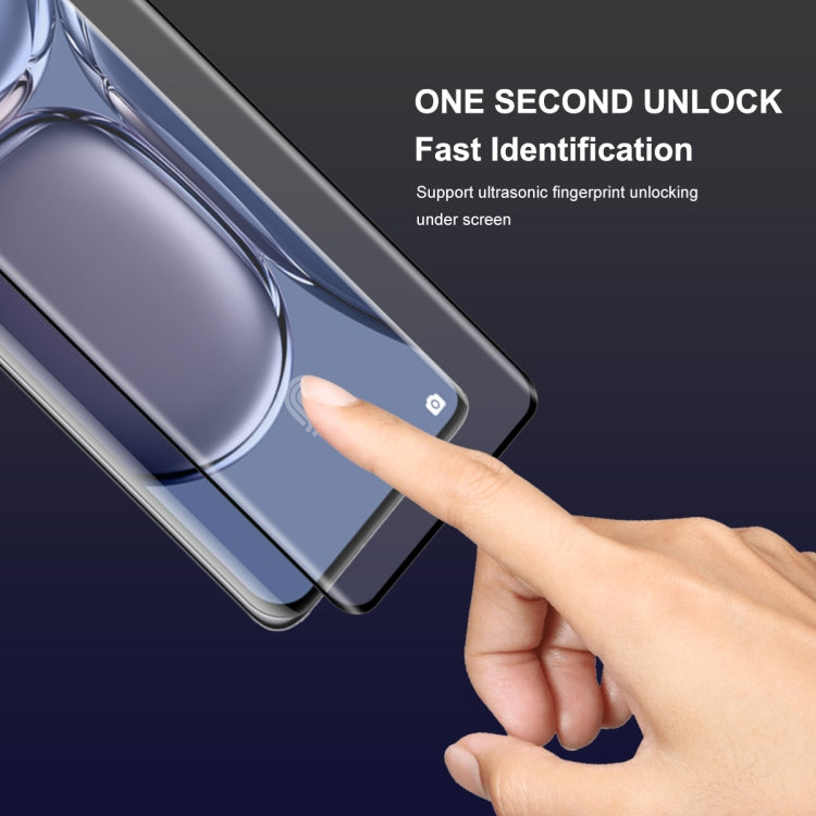 For Huawei P50 Pro ENKAY Hat-Prince 3D Curved Explosion-proof Full Coverage Film Heat Bending Tempered Glass Protector by ENKAY