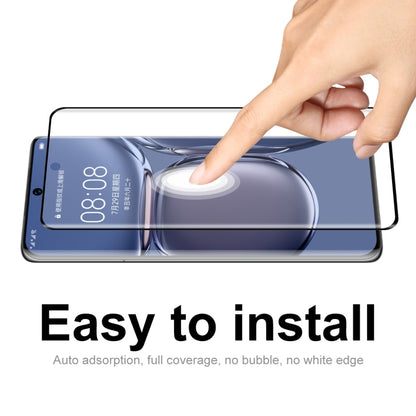 2 PCS For Huawei P50 Pro ENKAY 3D Heat Bending Tempered Glass Film by ENKAY