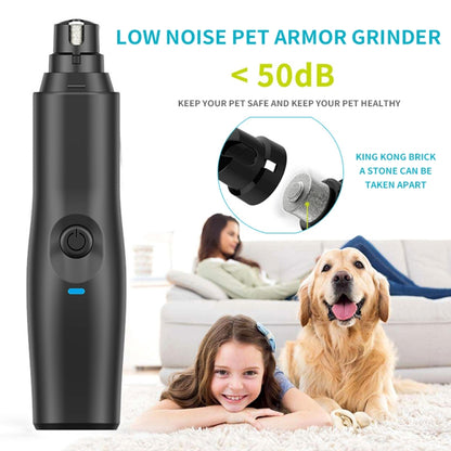 Electric Dog Cat Nail Polisher Portable Nail Clipper File Kit Pet Paw Tools by bashfashion