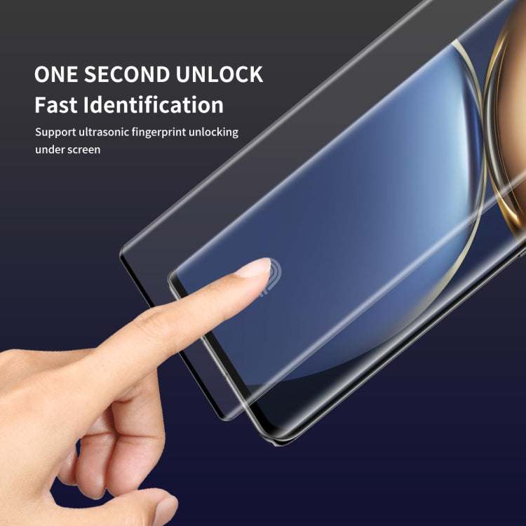 1 PCS For Honor Magic3 / 3 Pro / 3 Pro+ ENKAY Hat-Prince 3D Curved Explosion-proof Full Coverage Film Heat Bending Tempered Glass Protector by ENKAY