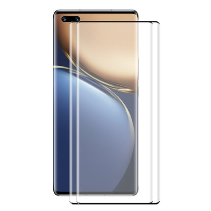 2 PCS For Honor Magic3 / 3 Pro / 3 Pro+ ENKAY Hat-Prince 3D Curved Explosion-proof Full Coverage Film Heat Bending Tempered Glass Protector by ENKAY