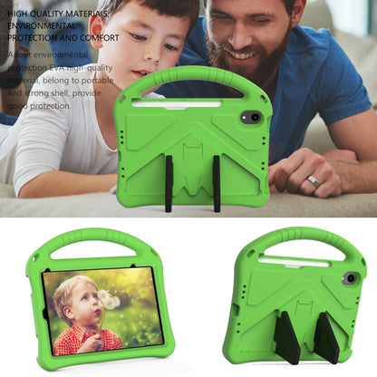 For iPad mini 6 / mini 2024 EVA Shockproof Tablet Case with Holder(Green) by bashfashion