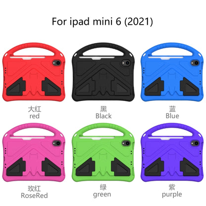 For iPad mini 6 / mini 2024 EVA Shockproof Tablet Case with Holder(Green) by bashfashion
