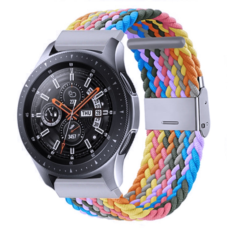 For Samsung Galaxy Watch 4 / Watch 5 20mm Nylon Braided Metal Buckle Watch Band(Color 1) by bashfashion
