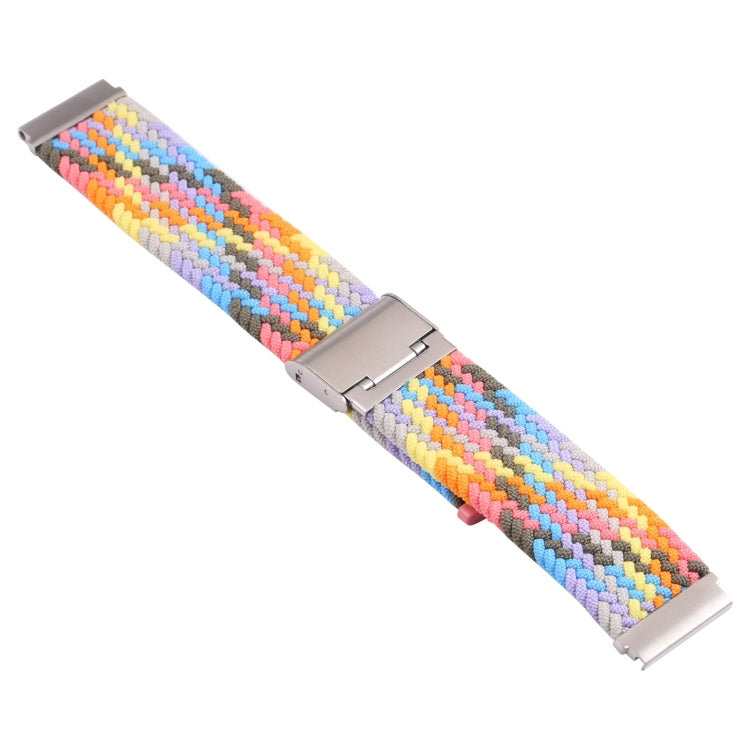 For Samsung Galaxy Watch 4 / Watch 5 20mm Nylon Braided Metal Buckle Watch Band(Color 1) by bashfashion