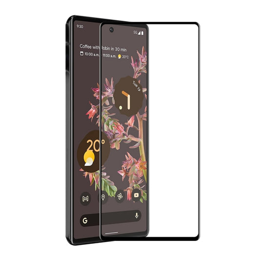 1 PCS For Google Pixel 6 ENKAY Hat-Prince Full Glue Tempered Glass 6D Full Coverage Anti-scratch Protector by ENKAY