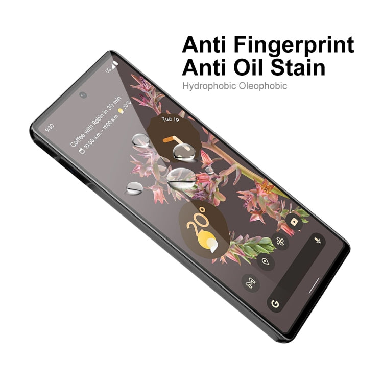 2 PCS For Google Pixel 6 ENKAY Hat-Prince Full Glue Tempered Glass 6D Full Coverage Anti-scratch Protector by ENKAY