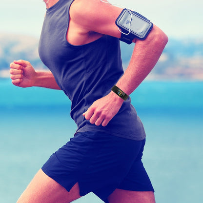 For Fitbit Charge 5 Monochromatic Silicone Watch Band, Size: Small Size(Dark blue) by bashfashion