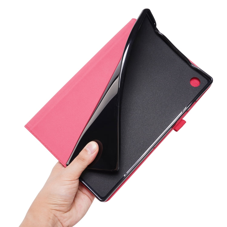 For Samsung Galaxy Tab A8 10.5 2021 Horizontal Flip Fabric PU Leather Tablet Case with Card Slots & Holder(Black) by bashfashion