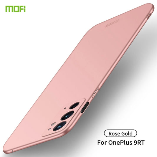 For OnePlus 9RT 5G MOFI Frosted PC Ultra-thin Hard Phone Case(Rose Gold) by MOFI