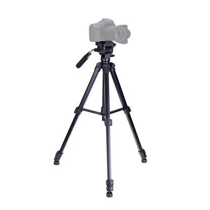 YUNTENG VCT-691 Aluminum Tripod Mount with Fluid Drag Head by YUNTENG