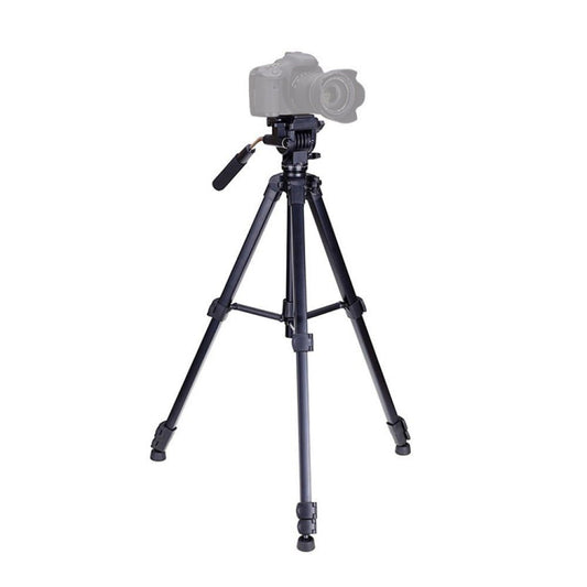 YUNTENG VCT-691 Aluminum Tripod Mount with Fluid Drag Head by YUNTENG