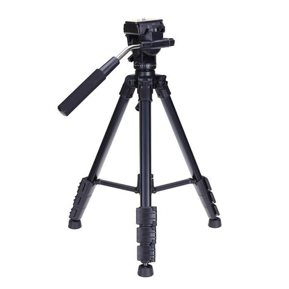 YUNTENG VCT-691 Aluminum Tripod Mount with Fluid Drag Head by YUNTENG