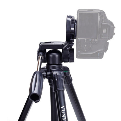 YUNTENG VCT-690 Aluminum Tripod Mount with Fluid Drag Head by YUNTENG