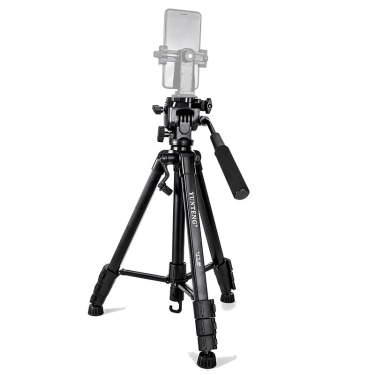 YUNTENG VCT-80 Aluminum Tripod Mount with Damping Ballhead by YUNTENG