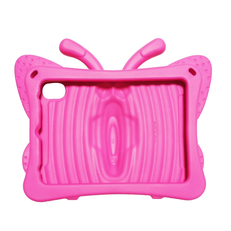For iPad mini 6 / mini 2024 Butterfly Bracket EVA Shockproof Tablet Case(Rose Red) by bashfashion