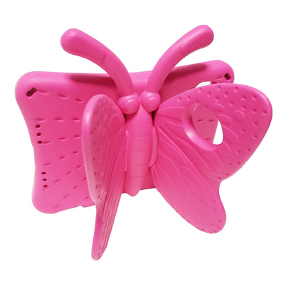 For iPad mini 6 / mini 2024 Butterfly Bracket EVA Shockproof Tablet Case(Rose Red) by bashfashion