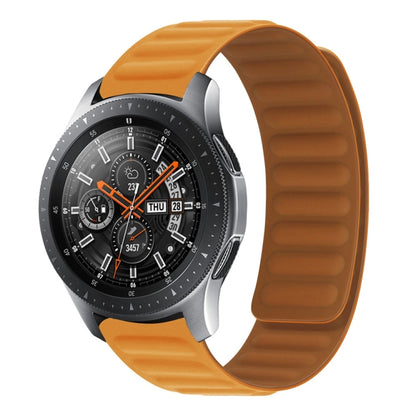 For Samsung Galaxy Gear 2 R380 Silicone Magnetic Watch Band(Orange Yellow) by bashfashion
