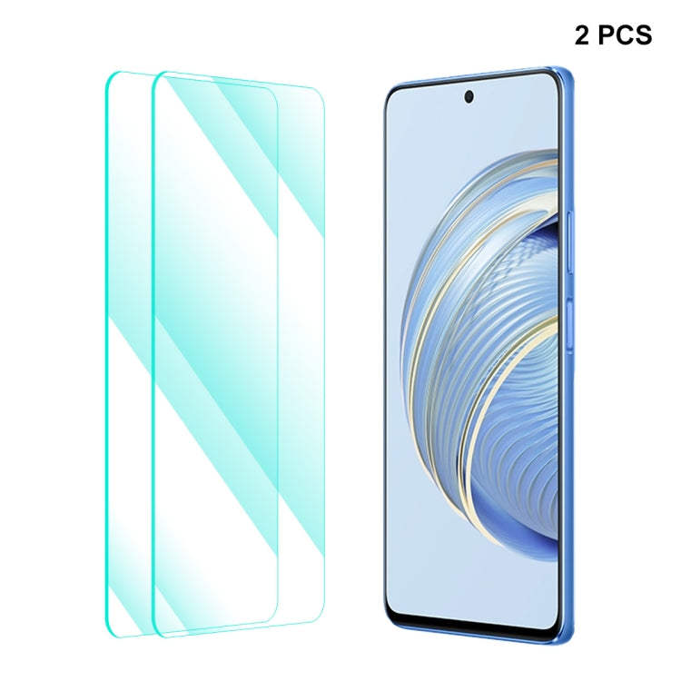 For Huawei Nova 10 Youth 2pcs ENKAY Hat-Prince 0.26mm 9H 2.5D High Aluminum-silicon Tempered Glass Film by ENKAY