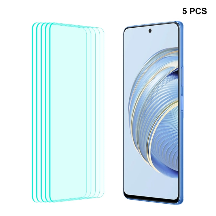 For Huawei Nova 10 Youth 5pcs ENKAY Hat-Prince 0.26mm 9H 2.5D High Aluminum-silicon Tempered Glass Film by ENKAY