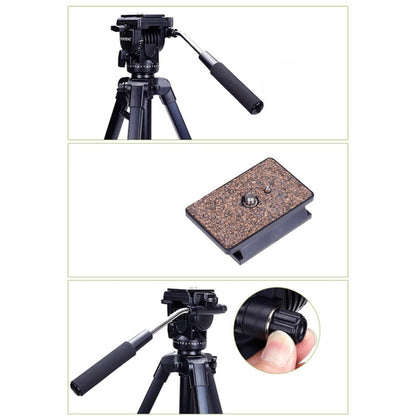 YUNTENG 860 Aluminum Tripod Mount with Fluid Drag Damping Ballhead by YUNTENG