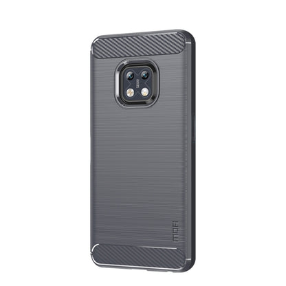 For Nokia XR20 MOFI Gentleness Series Brushed Texture Carbon Fiber Soft TPU Case(Gray) by MOFI