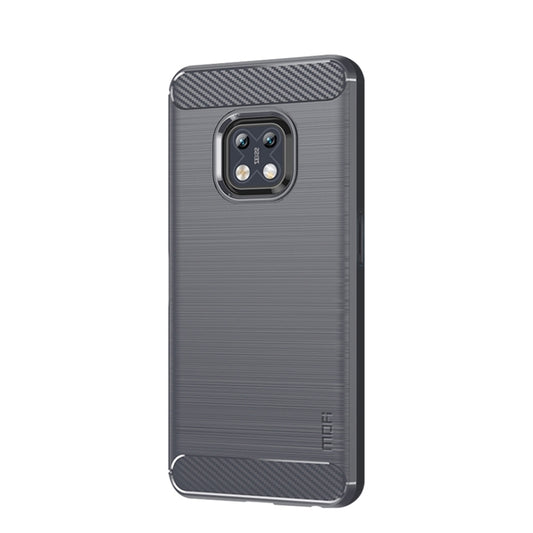 For Nokia XR20 MOFI Gentleness Series Brushed Texture Carbon Fiber Soft TPU Case(Gray) by MOFI