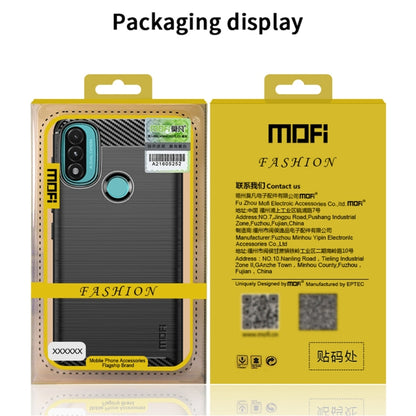 For Nokia XR20 MOFI Gentleness Series Brushed Texture Carbon Fiber Soft TPU Case(Gray) by MOFI