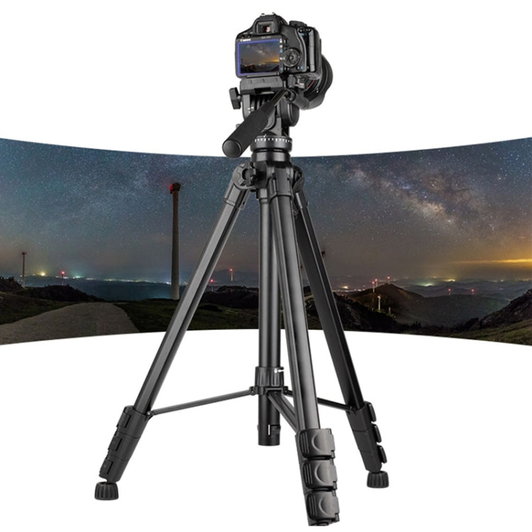 YUNTENG VCT-999 2m Aluminum Tripod Mount with Fluid Drag Damping Head by YUNTENG