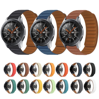 Silicone Magnetic Watch Band For Samsung Galaxy Watch Active(Black) by bashfashion