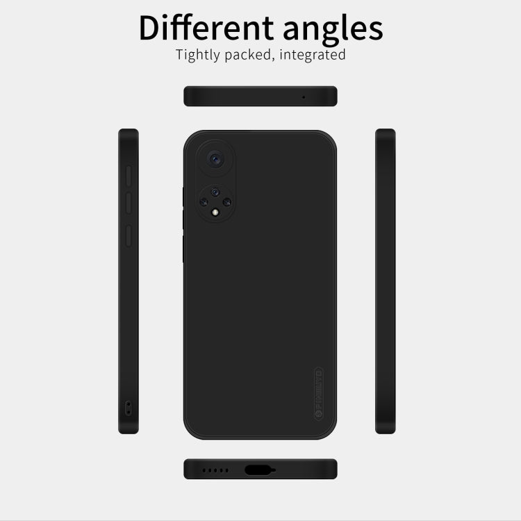 For Huawei nova 9 PINWUYO Liquid Silicone TPU Phone Case(Black) by PINWUYO