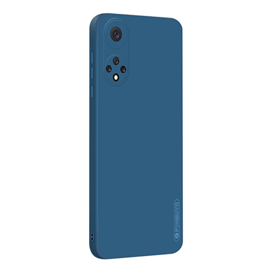 For Huawei nova 9 PINWUYO Liquid Silicone TPU Phone Case(Blue) by PINWUYO