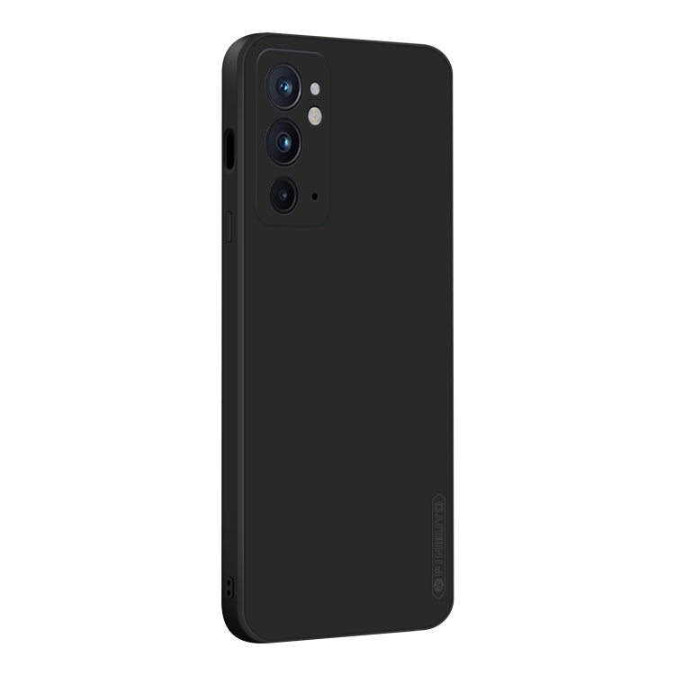For OnePlus 9RT 5G PINWUYO Liquid Silicone TPU Phone Case(Black) by PINWUYO