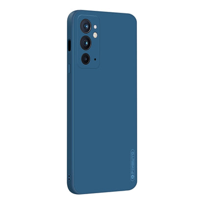 For OnePlus 9RT 5G PINWUYO Liquid Silicone TPU Phone Case(Blue) by PINWUYO