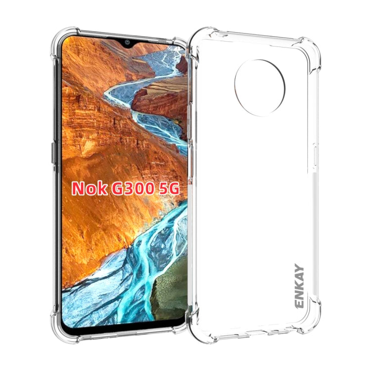 ENKAY For Nokia G300 5G Transparent TPU Shockproof Case by ENKAY